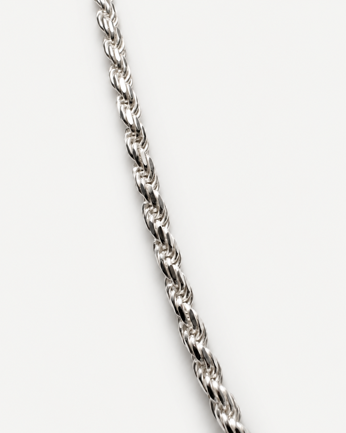 Signature Rope Necklace in Sterling Silver .925, alternate view