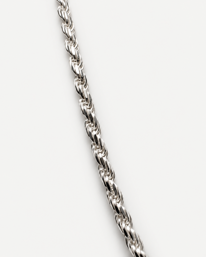 Signature Rope Necklace in Sterling Silver .925, alternate view