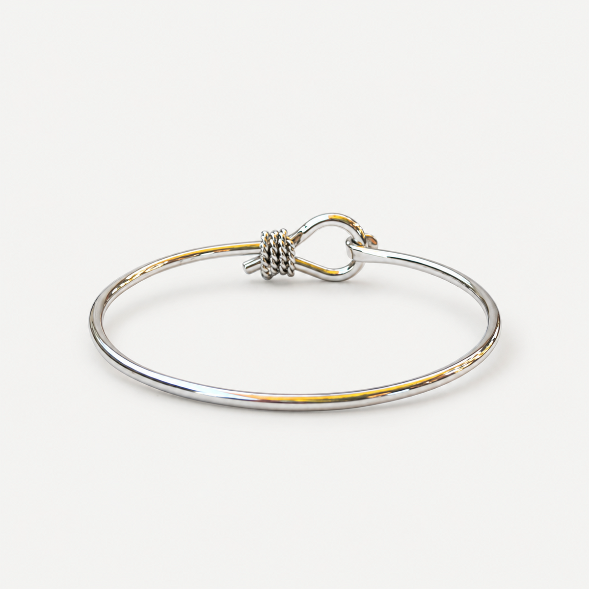 Hook Bangle Bracelet angled view