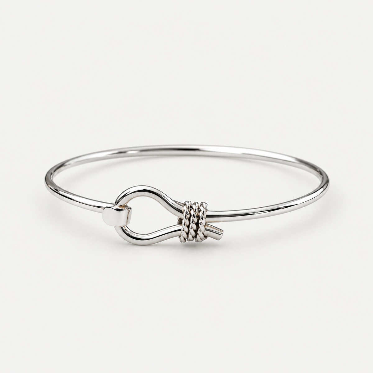 Hook Bangle Bracelet front view