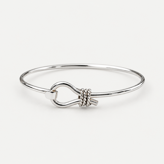 Hook Bangle Bracelet front view