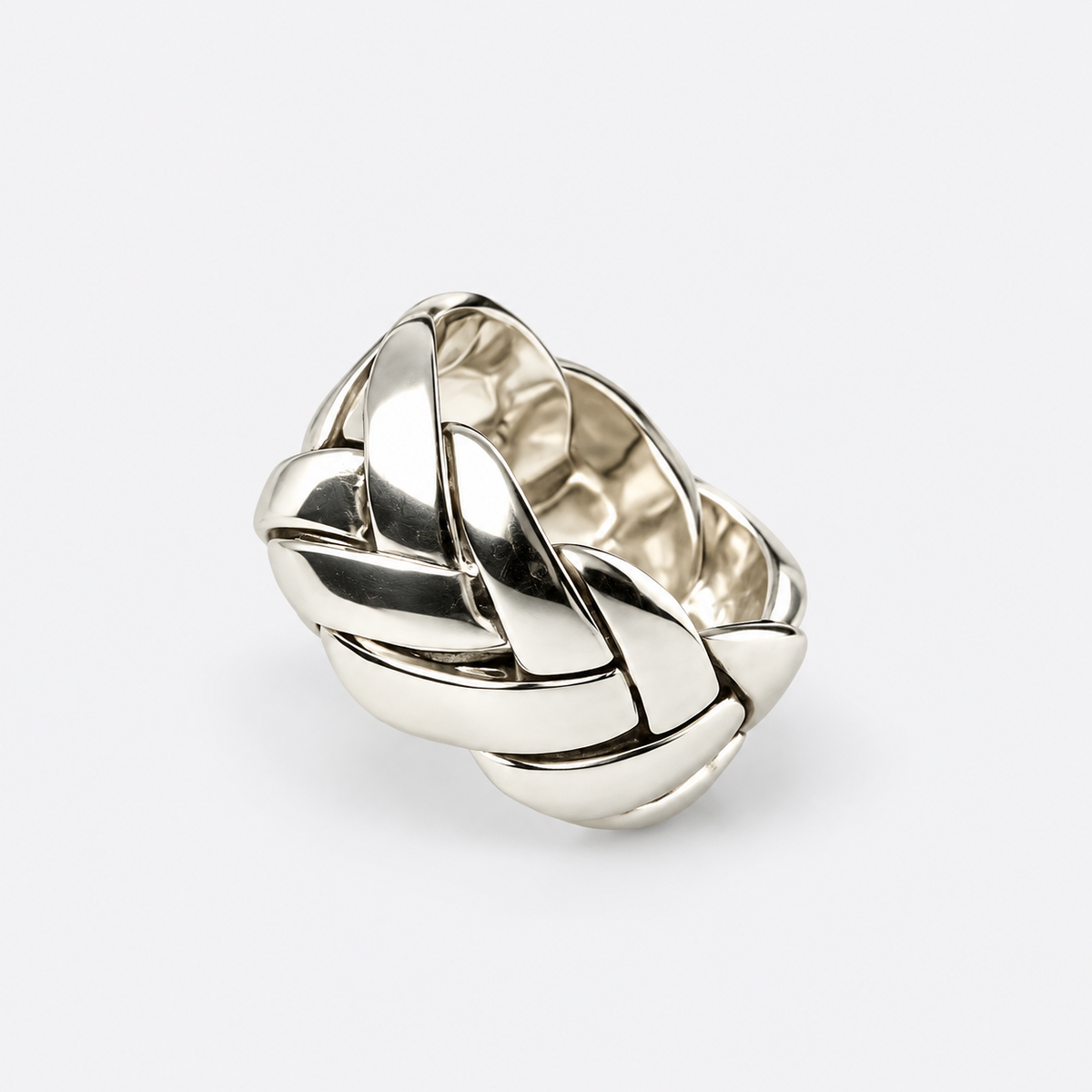 VILOS Sculpted Braided Ring angular product view
