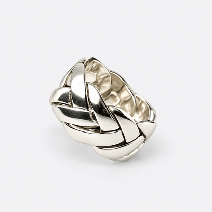 VILOS Sculpted Braided Ring angular product view