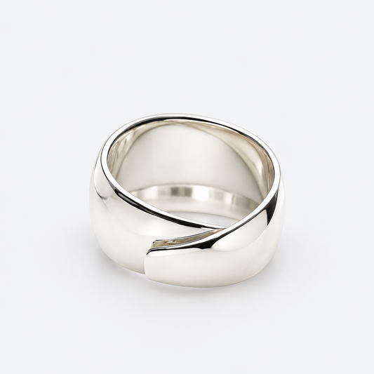 VILOS Sculpted Wrap Ring angled view