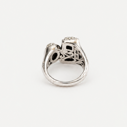 Trio Gemstone Statement Ring interior rear view