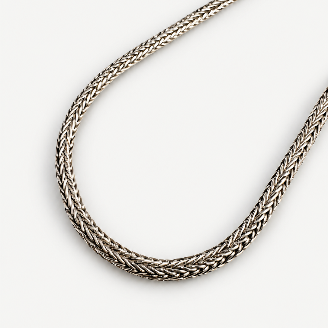 Wheat Necklace in Sterling Silver .925, alternate view