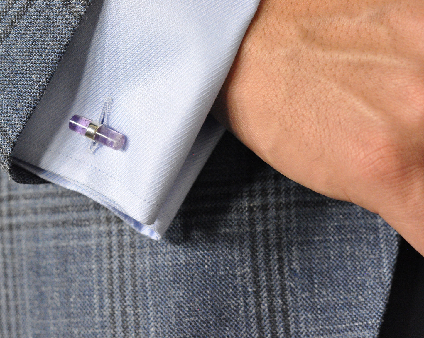 Lilac Smoke Cufflinks