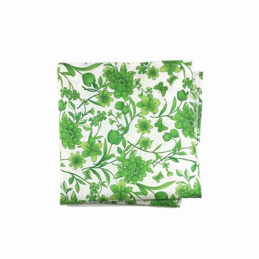 Wild Gardens Pocket Square