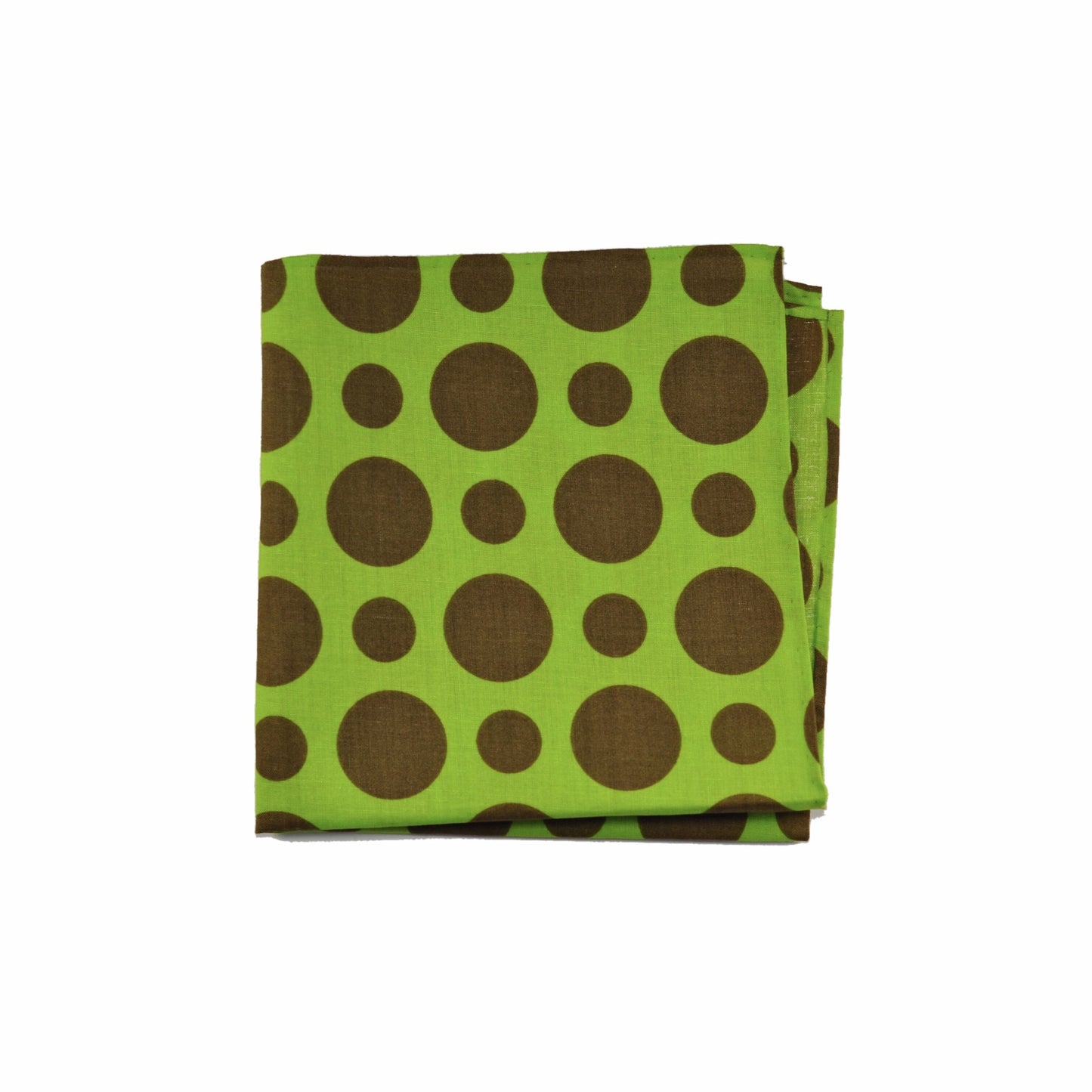 Brown Dots Pocket Square