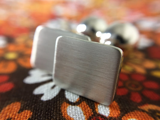 Sterling Squares Cufflinks