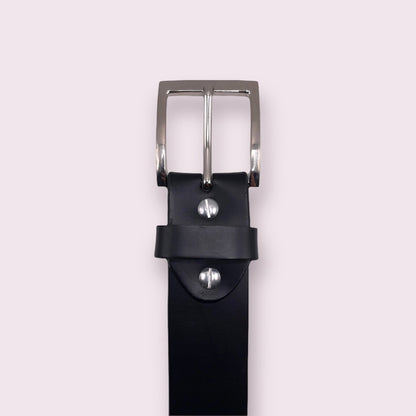 Signature Jeans Belt Black