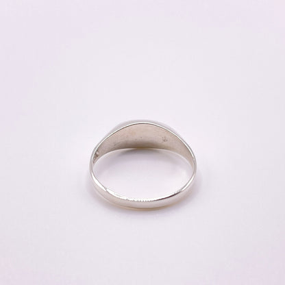 Itty Bitty Midnight Blue Opal Ring