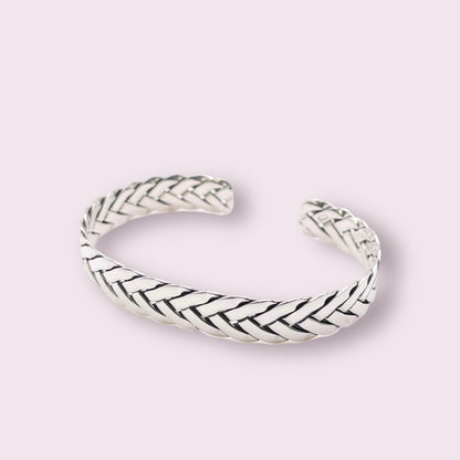Braided Sterling Bracelet