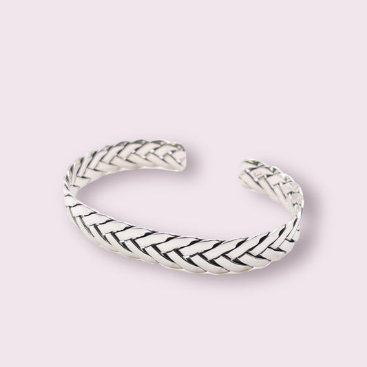 Braided Sterling Bracelet