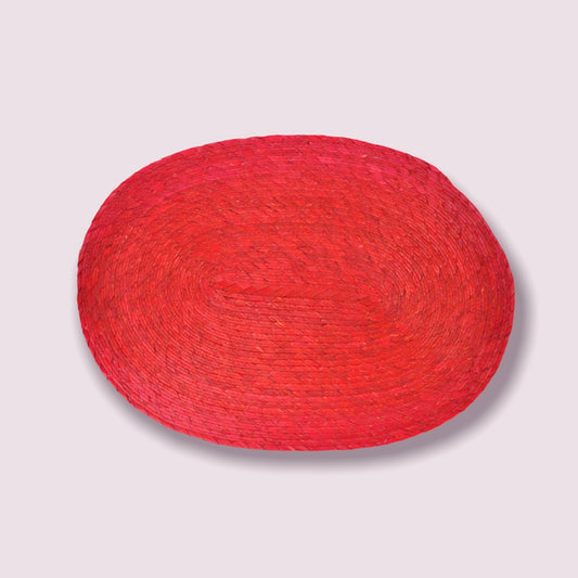 Fiesta Oval Placemats Red