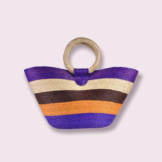 Acapulco Tote Purple & Orange