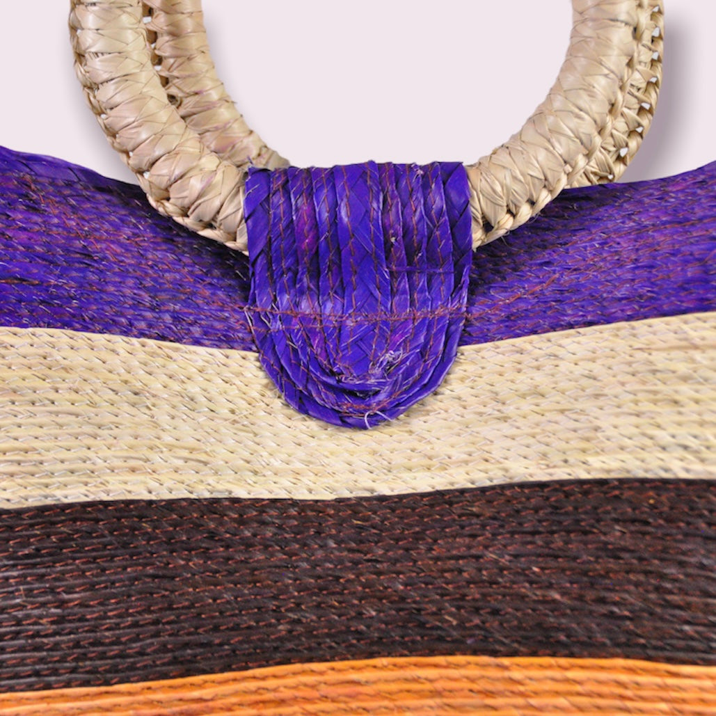 Acapulco Tote Purple & Orange