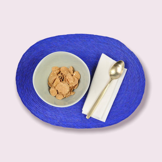 Fiesta Oval Placemats Blue