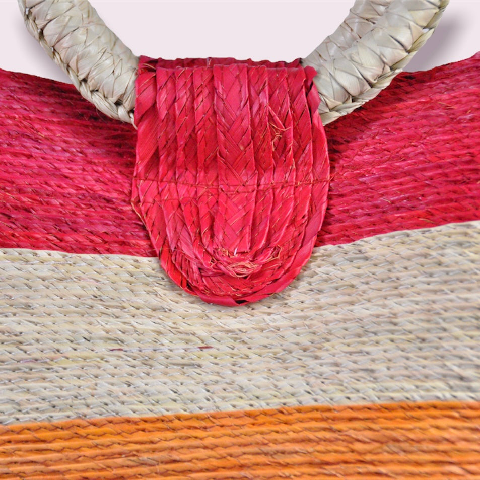 Acapulco Tote Cherry & Orange