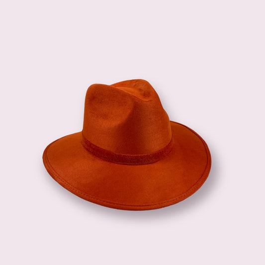 Condesa Fedora Burnt Orange