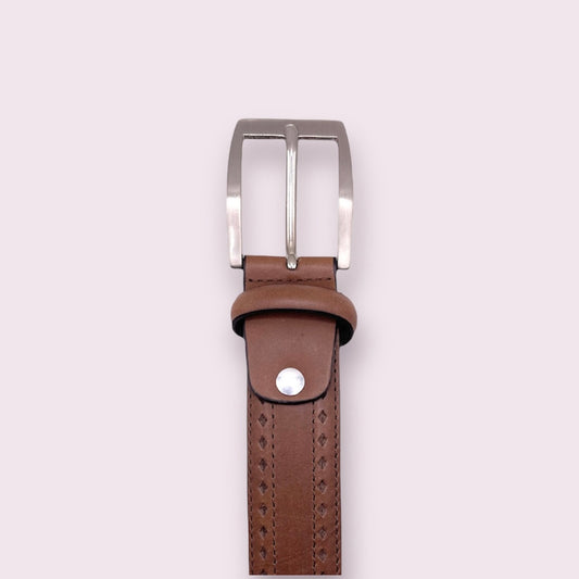 Diamonds Belt Light Brown