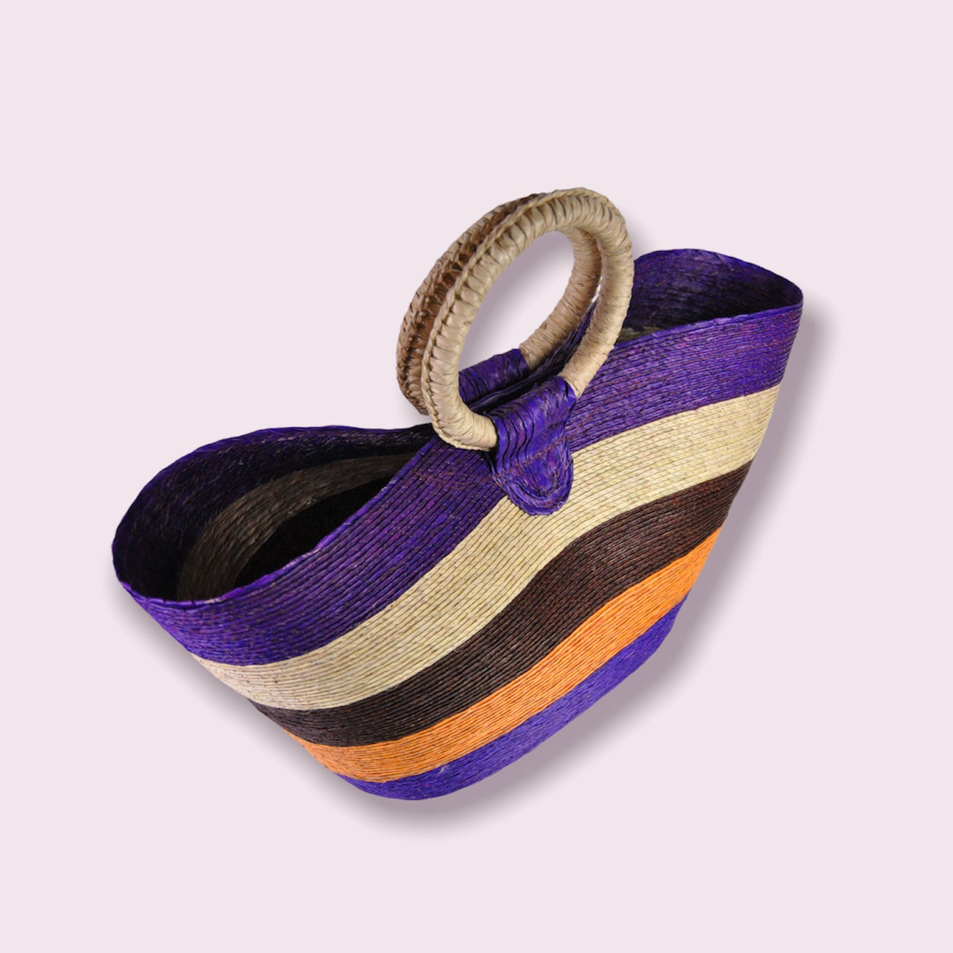 Acapulco Tote Purple & Orange