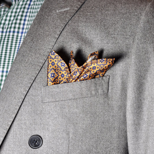 Barroco Silk Pocket Square